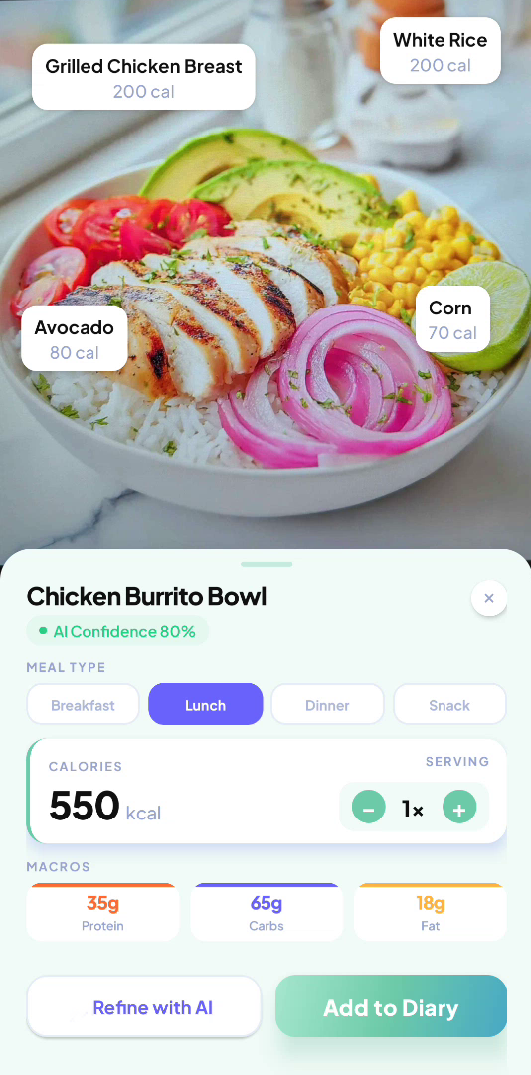 AteAI AI food scanner